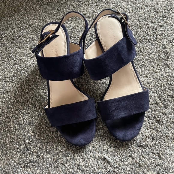 Cole Haan Other - Cole Haan Navy Sandals